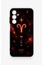 Samsung A25 Compatible Silicone Case with Aries Zodiac Sign Design. - 2