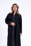 Plain abaya in minimet fabric - 48 - black - plain - 2