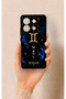 Redmi Note 13 Pro 5g Compatible Silicone Case with a Gemini Zodiac-Themed Pattern.