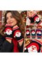 Knitted Santa Claus Fingerless Gloves - 3
