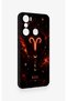 Infinix Hot 20I Compatible Silicone Case with a Zodiac Sign (Aries) Design. - 3