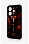 Redmi Note 14 4g Compatible Silicone Case with a Zodiac Sign of Aries Design. - 4