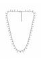 Round Stone Waterway Silver Necklace