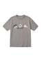 Best Friends Cat Printed Unisex Oversized T-Shirt