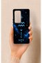 Vivo V30 Compatible Bucket Constellation-Themed Patterned Silicone Case.