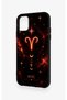 iPhone 11 Compatible Silicone Case with Aries Zodiac Sign Design. - 4