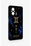 Realme 12 Lite Compatible Silicone Case with a Gemini-Themed Pattern. - 3