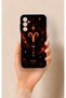 Samsung M14 Compatible Silicone Case with Aries Zodiac-Themed Design.