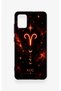 Samsung A51 Compatible Silicone Case with a Zodiac Sign of Aries Design. - 2
