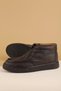 Men's Genuine Leather Casual Derby Ankle Boots Cz.100 Brown. - 2