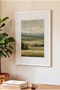 1 Piece of Vintage Painting with a White Wooden Frame, Featuring an Autumnal Serenity Theme. - 3