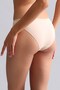 Egyptian Women's Modal & Cotton Hera Brief, Thin Elastic Waistband, Three-Pack, Black, Nude, Ecru. - 5