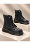 Zrk-C8 Exclusive Black High-Top Ankle Boots, Casual Men's Boots. - 3