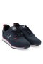 Offense Navy Blue and White Men's Casual Sports Sneakers. - 2
