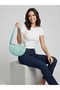 Soft Fabric Women's Handbag, Shoulder Bag, Waterproof Fabric Crossbody Bag, Su Blue. - 4