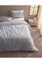 Ellie Single Bed 100% Cotton Ruffled Duvet Cover Set - Blue - 2