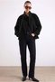 High Collar Oversize Short Coat Black 3203 - 4