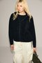 Lobeile women's black sweatshirt with zippered pockets - 6