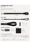 Genuine Leather Dog Walking Leash Black 100 cm with Soft Padded Handle - 2
