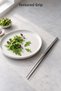 MasterChef Kitchen Tongs—Stainless Steel Flat-Tip Chef's Tongs with Serrated Grip—Serving and Cooking Tongs - 3