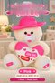 50 cm Plush Teddy Bear with a Hat and a Heart – Cute Gift Teddy Bear with “Love You” Inscription – 1 Piece - 3