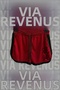 Japanese Chaos Writing Printed with Strips on the Sides Piped Detail Women's Sports Running and Fitness Shorts