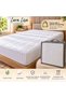 Bamboo Fabric Fitted Double-Size Mattress Protector - 2