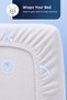 100% Cotton Towel, Liquid-Proof, Fitted, Elastic-Edged Mattress Protector Bed Sheet - 3
