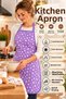 Purple Kitchen Apron—Stain Resistant, Liquid-Repellent, Washable—Bargain Item