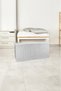(5 Pcs) Gray Striped Zippered Mega Size Storage Bag Pillow-Quilt-Clothing Organizer 80*40*60 cm - 4