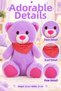 35 cm Plush Bear with Scarf – Cute Polka-Dot Toy – 1 Piece - 3