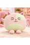 Plush Pillow: Chubby Cat, 35 cm, Pink and Cream, with a Cute Cat Design - 3
