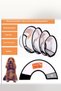 10 Adjustable Protective Collars – Anti-Bite and Anti-Scratch Elizabethan Collars, Bathing Protection, Adjustable Neck Collars