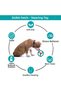 Set of 10 Rope Frisbee Dog Chew Toys – Nylon-Braided Rope TPR Chew Toy with Treats, Dog Frisbee - 5
