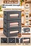 3-Piece Set: Multi-Purpose Organizer Bag + Storage Box with Clear Window and Lid, 50 x 30 x 25 cm