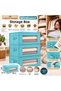 3-Piece Set: Multi-Purpose Organizer Bag + Storage Box with Clear Window and Lid, 50 x 30 x 25 cm