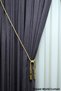 Ceiling Mounting Curtain Tieback with Cornice Bracket Braçol Curtain Accessory - 2