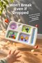 Licensed King Şakir Character 6-Compartment Melamine Children's Plate—Extra Durable Melamine Children's Plate—Children's Breakfast Plate—Children's Meal Plate—6-Compartment Canan - 5