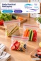 15x18 cm, 300-Pack of Zipper-Seal Refrigerator Bags, Clear Storage Bags for Vegetables, Fruit, and Sandwiches - 5