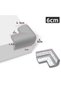 Gray 8-Piece Rubber Baby and Child Table and Side Table Unit Edge and Corner Impact Protector Safety Corner Guard Set - 8