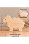 Wooden Paintable Toy Sheep, Farm Animals, Handmade Natural, Gift-Quality Toy - 3