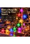 Set of 10 Crystal Star-Shaped RGB LED String Lights, 3 Meters, with USB, Decorative Room Lighting, Christmas Tree and Party Decorations, N-26034Y - 5