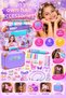Beaded and Buckled Hair Clip Craft Kit with Bag – Colorful Hair Accessories Design and Jewelry Workshop