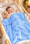 Soft Baby Blanket with Herding Stitch—Welsoft Fleece Plush Baby Blanket, 100% Made in Turkey