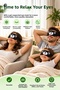 Black Bear Removable Gel-Padded Hot/Cold Eye Therapy Band Eye Mask GC003 - 8