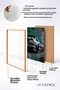 Textured Grunge-Style White American Muscle Car Framed Art Print Car Poster Wall Decor OTO191 - 4