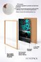 Turquoise Graphite-Accented Wide-Body Muscle Car Framed Art Print Car Poster Wall Decor OTO193 - 4