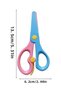 Plastic Spring-Loaded School Scissors – Practical Scissors for Children - 4