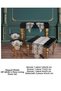 5-Piece Living Room Set with Lace Tablecloth and Table Runner Set—Bridal Set, Elegant Design No. 96801 HB006 - 2