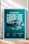 Silver Supercar-Framed Painting on a Turquoise Background—Car Poster for Garage or Office Wall Decor OTO224 - 3